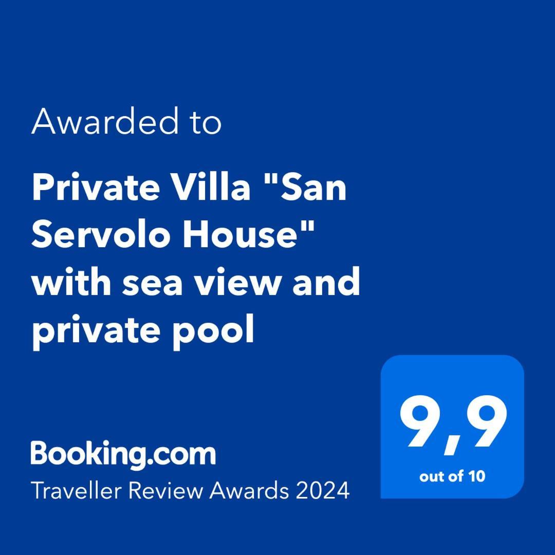 Private Villa "San Servolo House" With Sea View And Private Pool Buje Luaran gambar